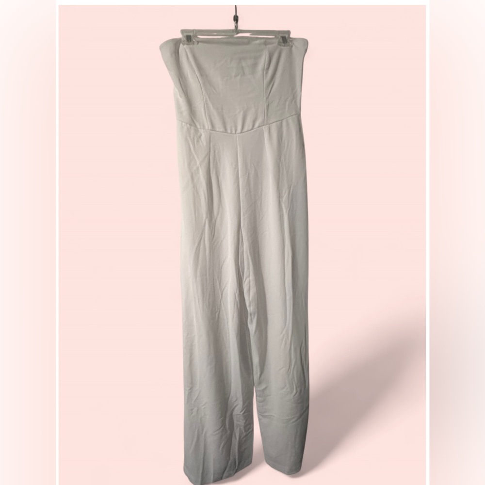 Wild Fable Cream Wide Leg Jumpsuit